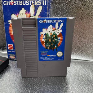 Ghostbusters II 2 Nintendo Entertainment System NES Game + Original Box Working FRENLY BRICKS - Open 7 Days