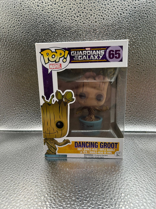 Funko Pop #65 Marvel Guardians Of The Galaxy Dancing Groot FRENLY BRICKS - Open 7 Days