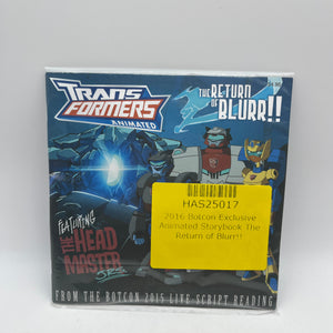 Transformers Botcon 2016 ANIMATED STORYBOOK 