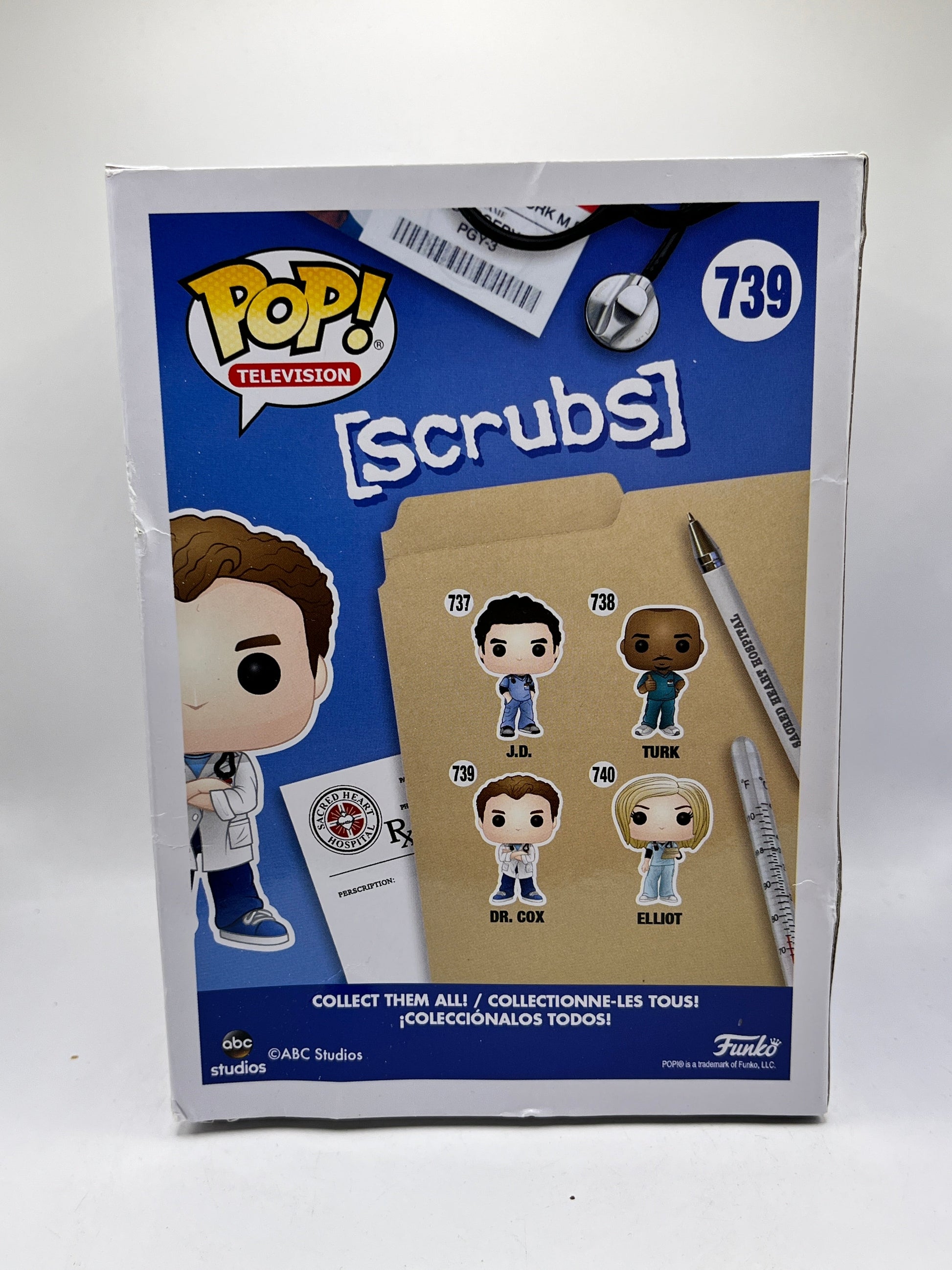 Funko POP! Television [Scrubs] - Dr. Cox #739 - Vinyl Collectable FRENLY BRICKS - Open 7 Days