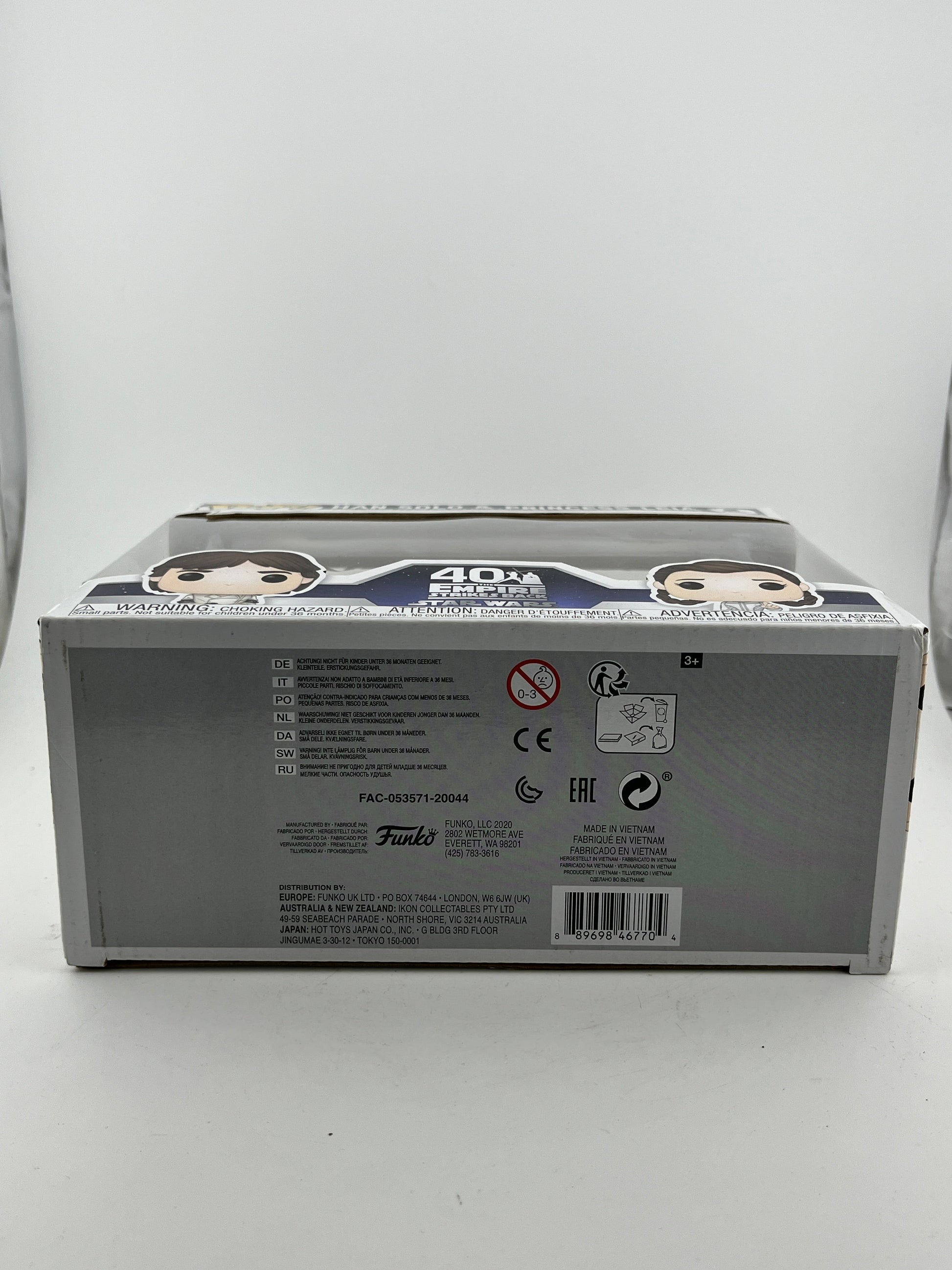 Funko POP! Star Wars - Han Solo & Princess Leia #2 Pack - 40th Anniversary FRENLY BRICKS - Open 7 Days