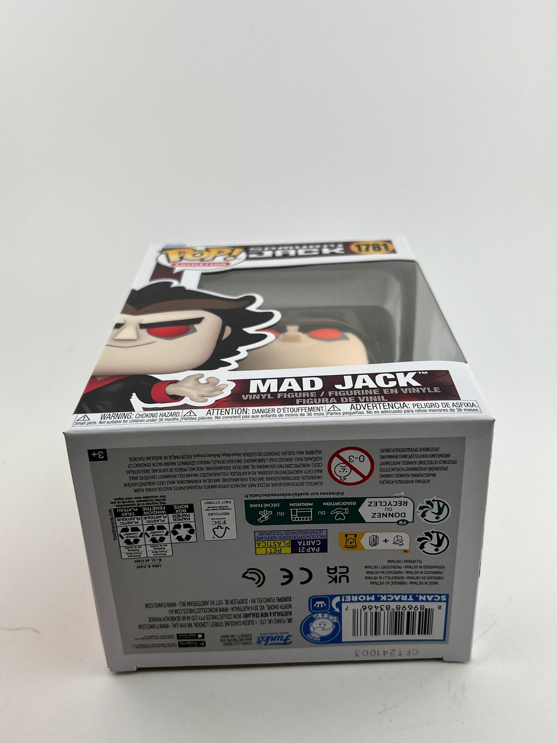 Funko POP! Animation Samurai Jack - Mad Jack #1781 - Vinyl Collectable FRENLY BRICKS - Open 7 Days