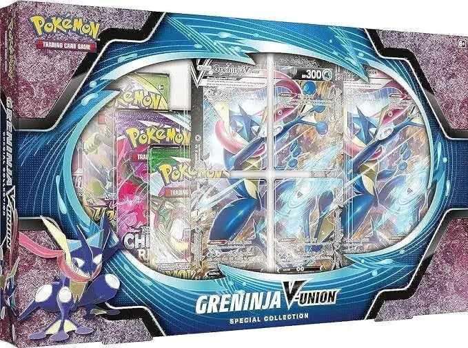 Pokemon TCG V-Union Greninja Special Collection Factory Sealed Box GRENINJA FRENLY BRICKS - Open 7 Days