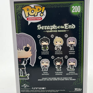Funko POP! Animation Seraph Of The End - Shinoa With Scythe #200 - Vinyl Collectable FRENLY BRICKS - Open 7 Days