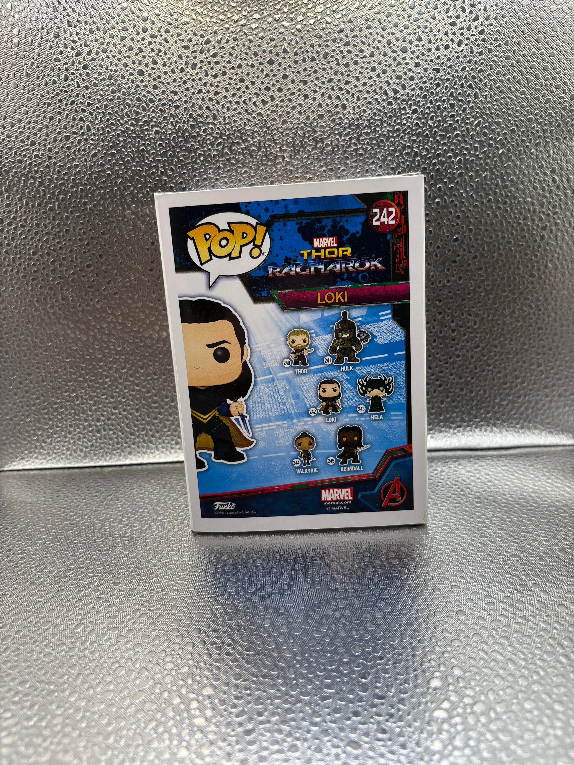 Funko Pop Vinyl #242 Marvel Loki FRENLY BRICKS - Open 7 Days