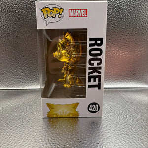 Funko Pop Vinyl #420 Marvel Rocket FRENLY BRICKS - Open 7 Days