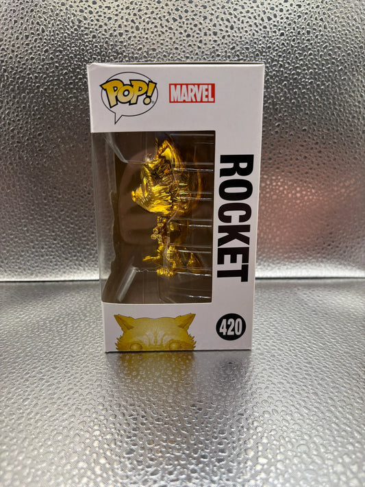 Funko Pop Vinyl #420 Marvel Rocket FRENLY BRICKS - Open 7 Days