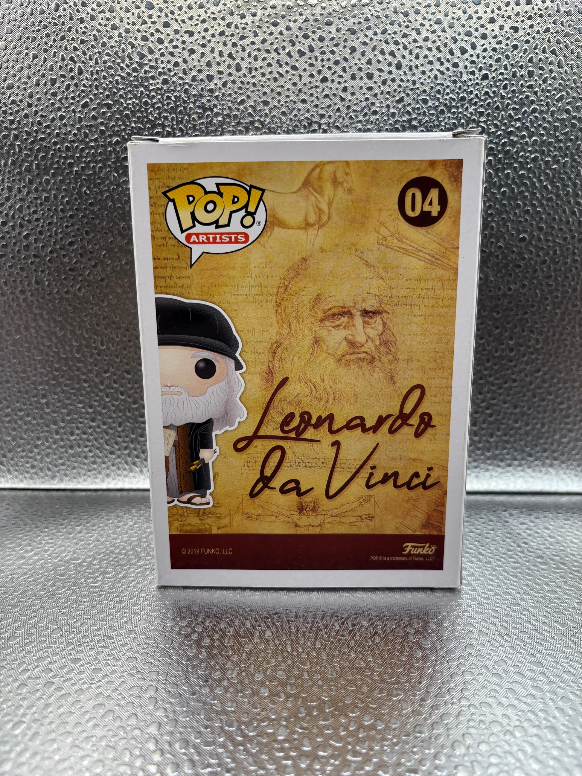 Funko Pop Vinyl #04 Artists Leonardo Da Vinci FRENLY BRICKS - Open 7 Days