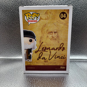 Funko Pop Vinyl #04 Artists Leonardo Da Vinci FRENLY BRICKS - Open 7 Days