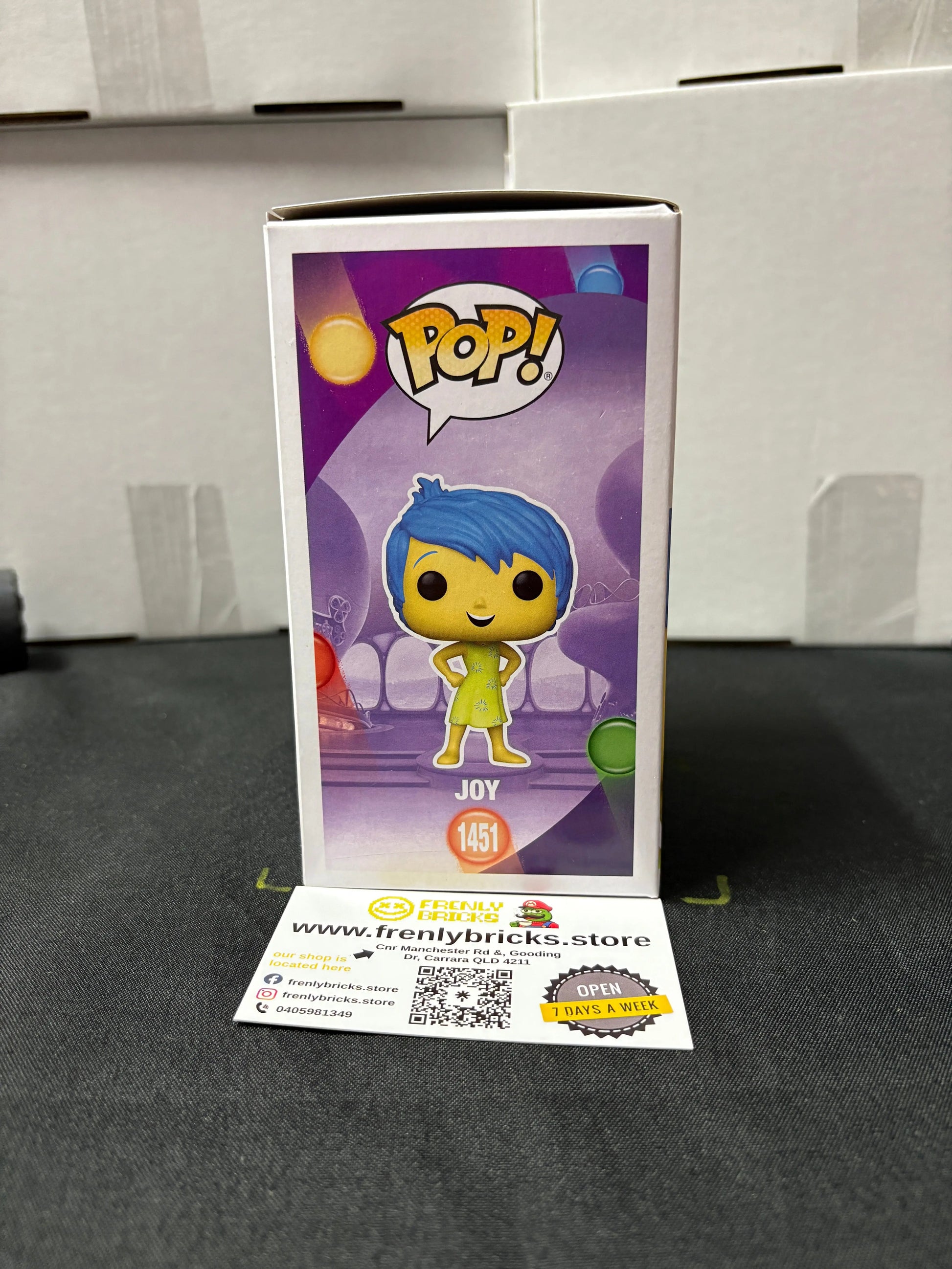 FUNKO Pop Vinyl Joy #1451 FRENLY BRICKS - Open 7 Days
