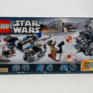 Lego Star Wars - Microfighters Ski Speeder vs. First Order Walker 75195 - Sealed FRENLY BRICKS - Open 7 Days