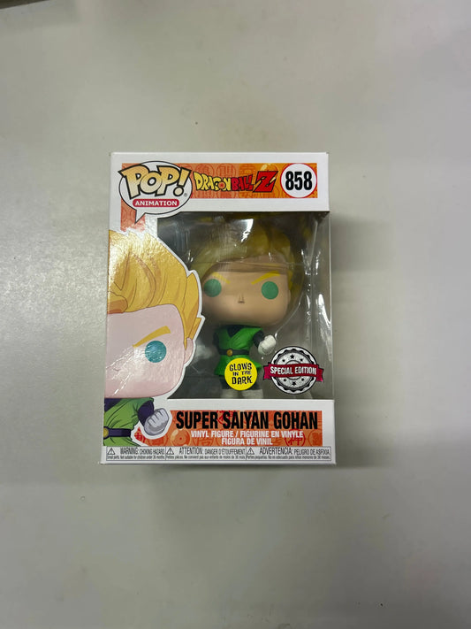 Pop Vinyl Dragon Ball Z #858 Super Saiyan Gohan FRENLY BRICKS - Open 7 Days