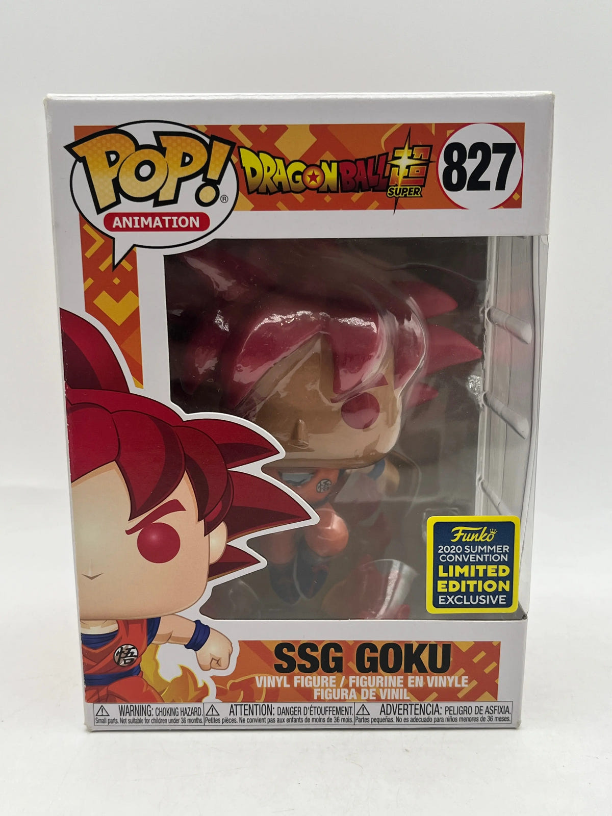 Funko POP! Animation Dragon Ball Z - SSG Goku #827 - 2020 Limited Edition FRENLY BRICKS - Open 7 Days image 1