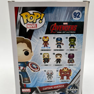 Funko POP! Marvel Avengers Age Of Ultron - Captain America [Unmasked] #92 - Vinyl Collectable FRENLY BRICKS - Open 7 Days