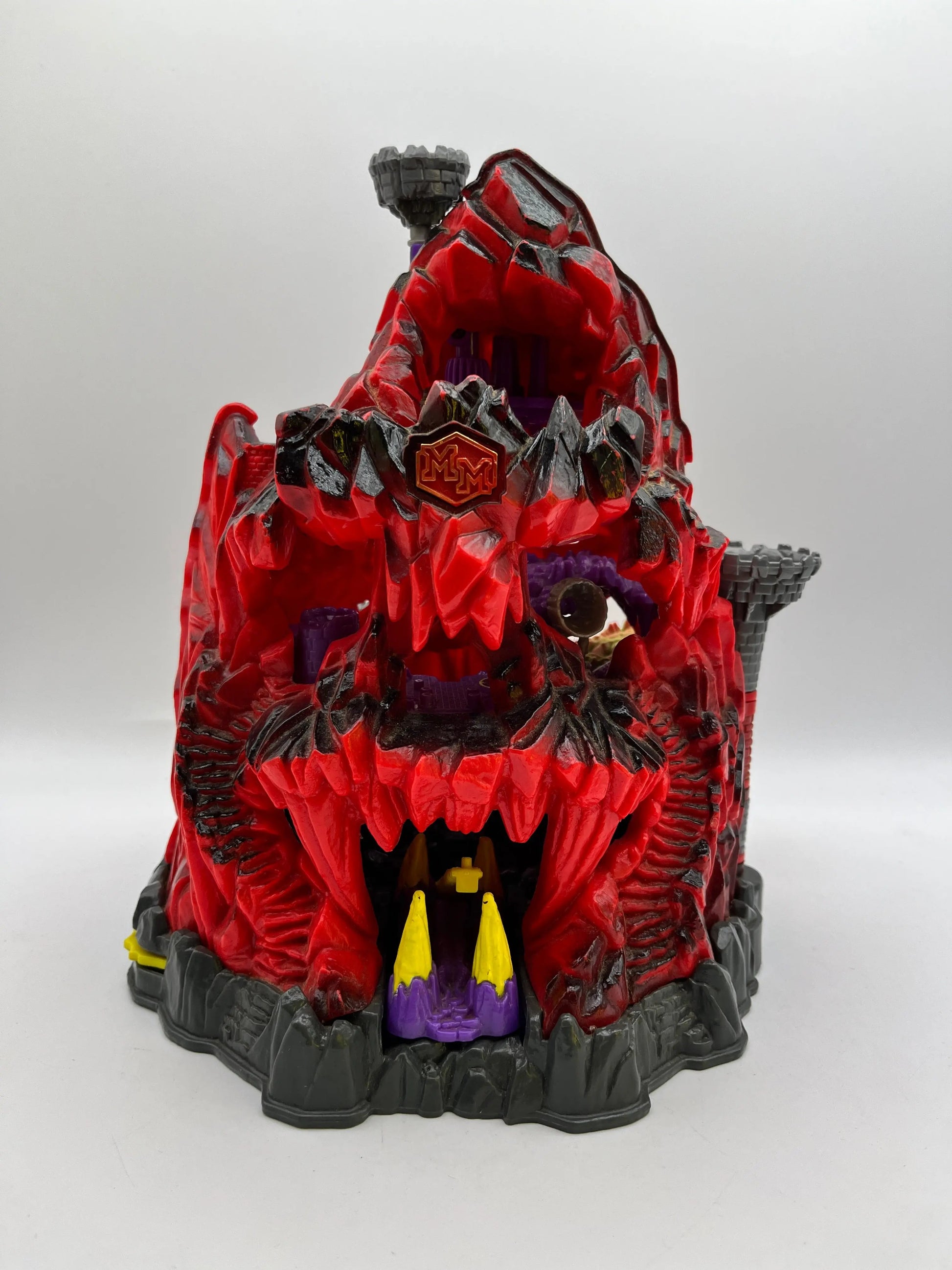 Vintage 1992 Bluebird Mighty Max Skull Mountain Volcano Playset + Accessories FRENLY BRICKS - Open 7 Days
