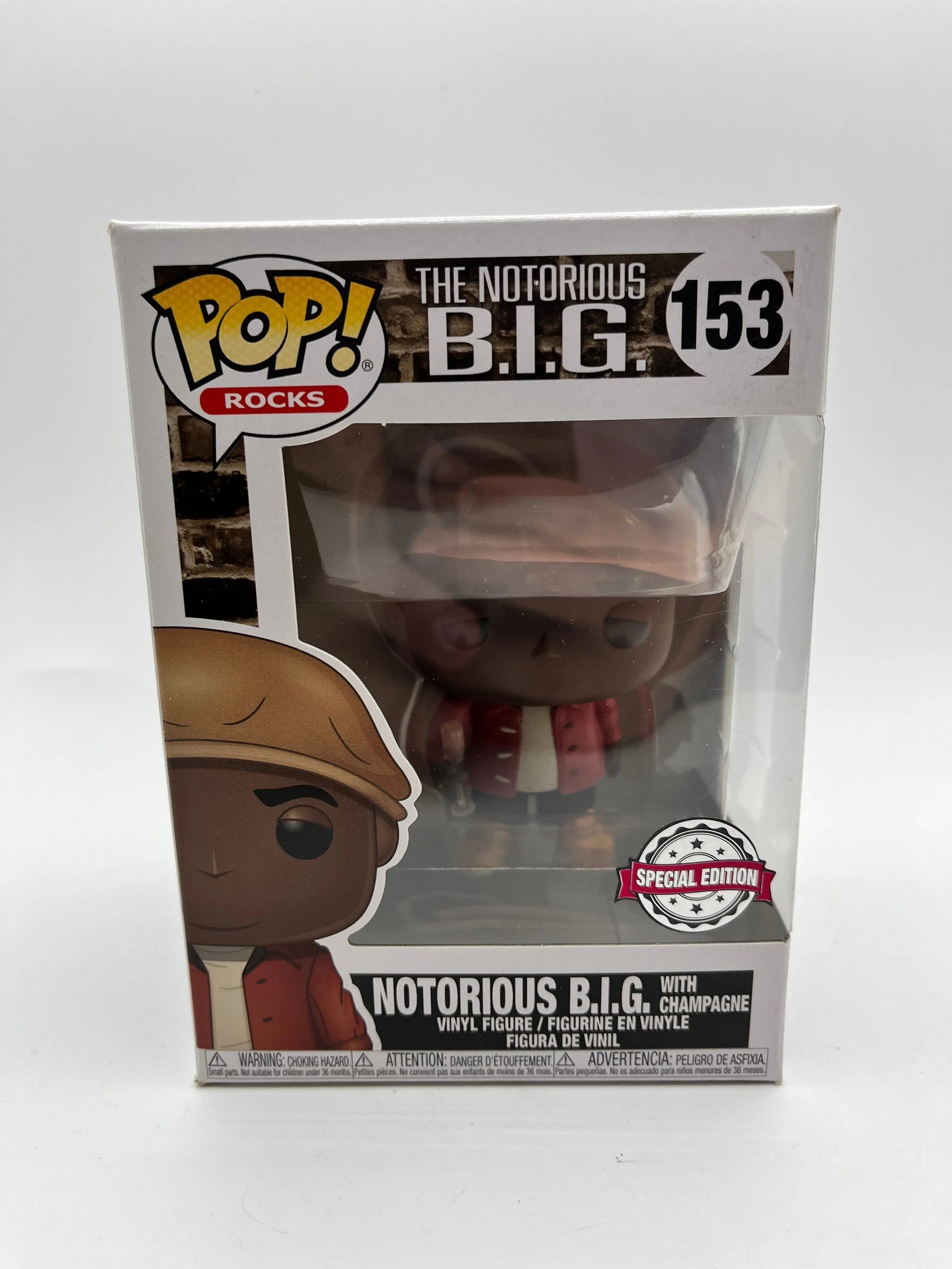 Funko POP! Rocks The Notorious B.I.G. With Champagne #153 Special Edition FRENLY BRICKS - Open 7 Days