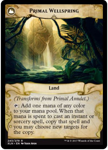 Primal Amulet Ixalan (R) Collector #: 243 FRENLY BRICKS - Open 7 Days