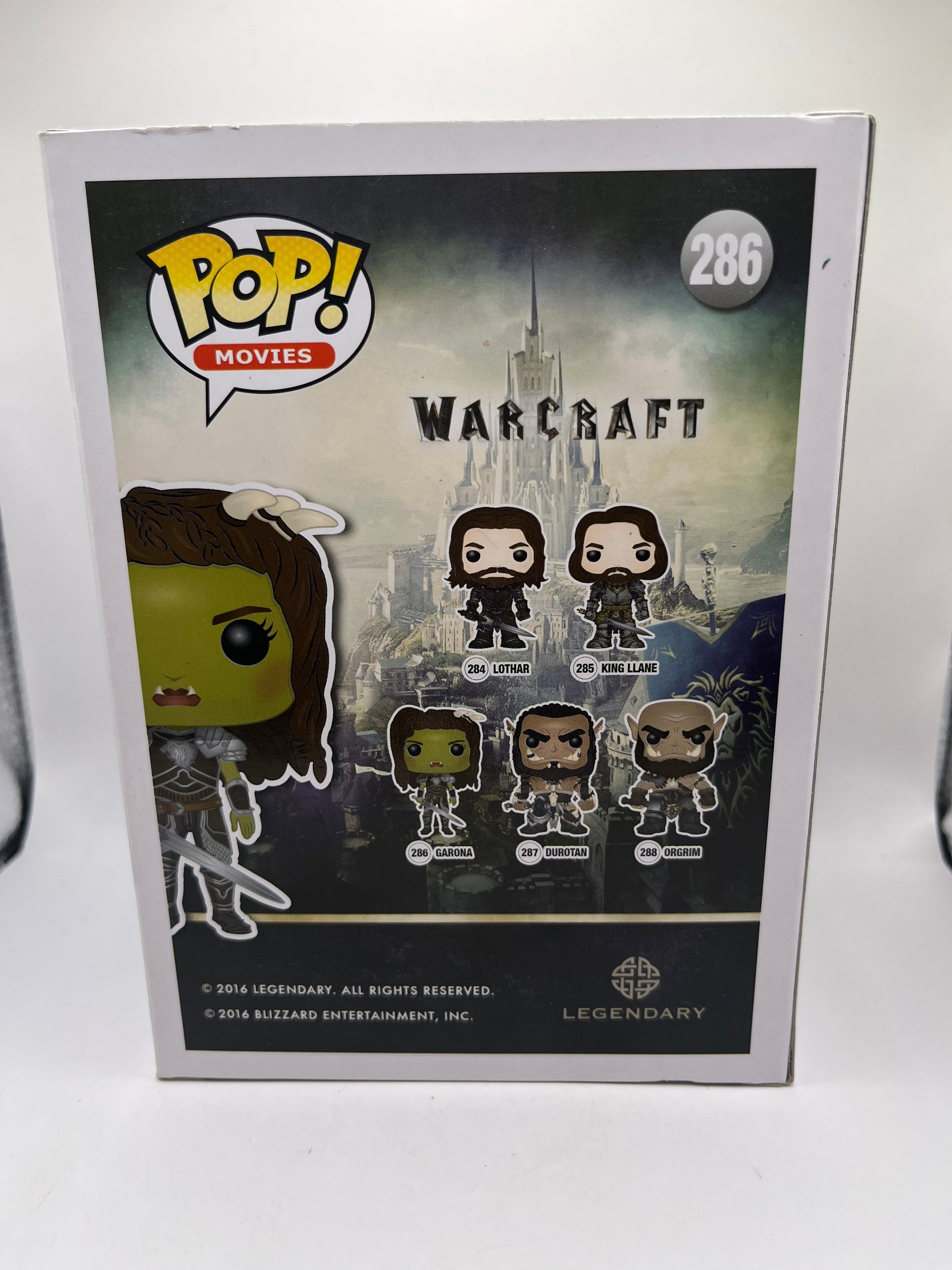 Funko POP! Movies Warcraft Movie Vinyl Figure - "GARONA" #286 +combinedshipping FRENLY BRICKS - Open 7 Days