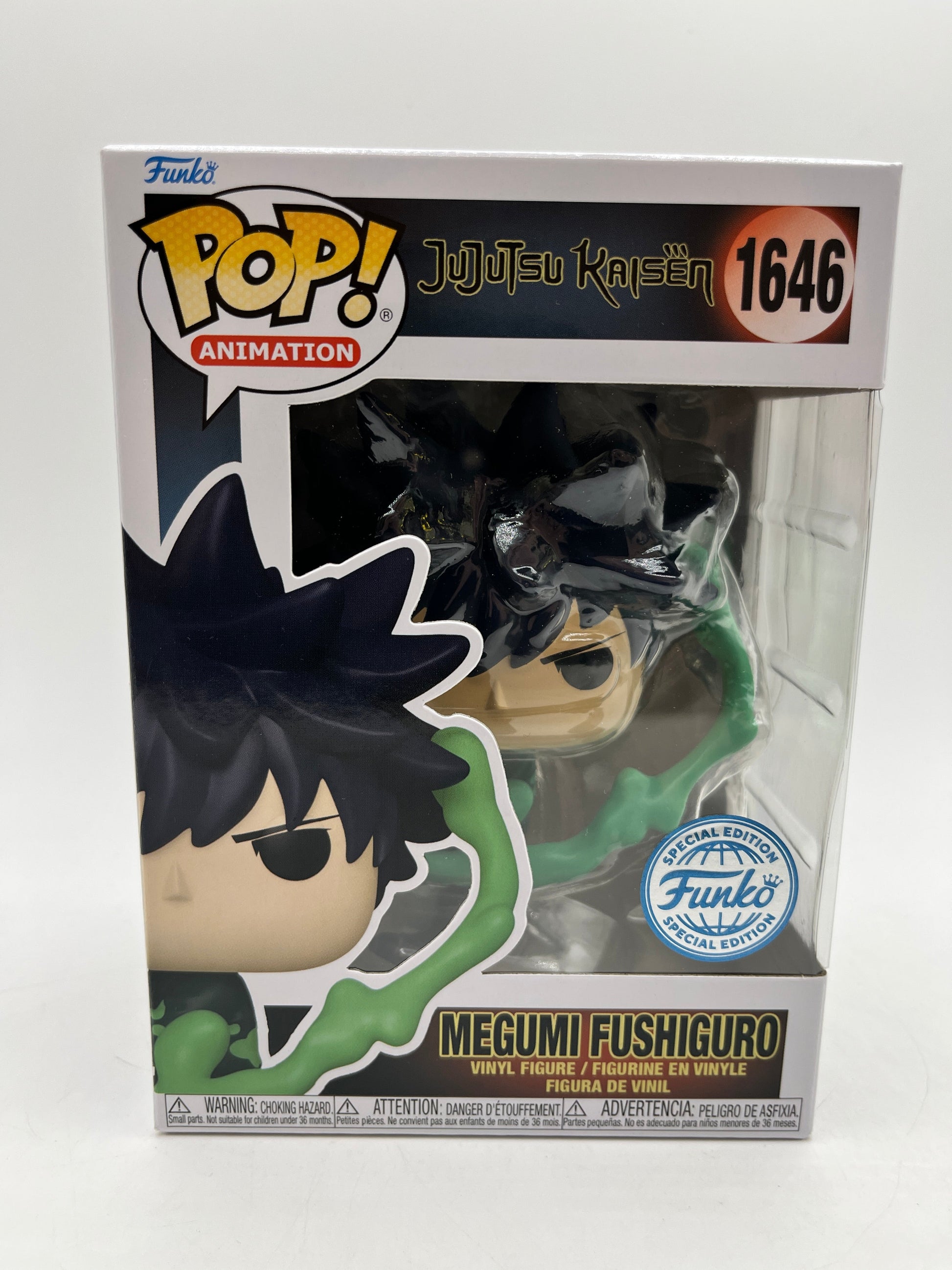 Funko POP! Animation JuJutsu Kaisen- Megumi FushiGuro #1646 - Special Edition FRENLY BRICKS - Open 7 Days