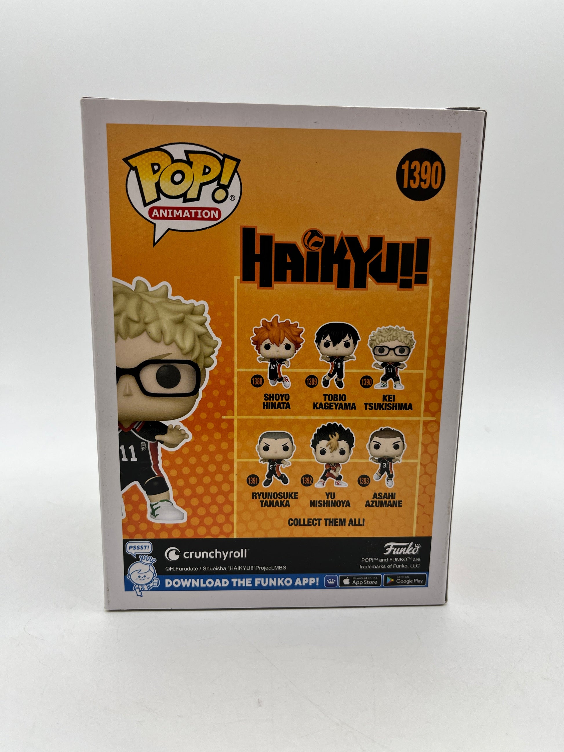 Funko POP! Animation Haikyu!! Kei Tsukishima #1390 - Vinyl Collectable FRENLY BRICKS - Open 7 Days
