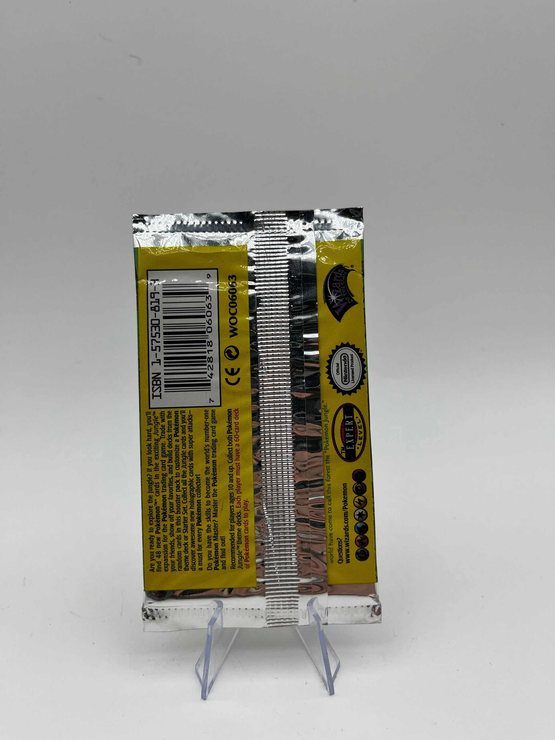 Pokèmon Jungle Vintage Pack Sealed 1999 Eevee Art FRENLY BRICKS - Open 7 Days