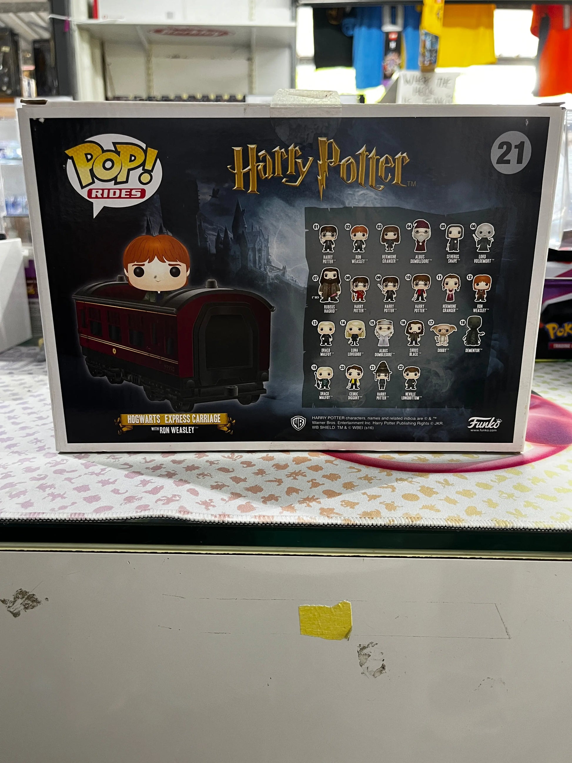 Funko Pop Vinyl Rides Harry Potter Hogwarts Express Carriage with Ron Weasley #21 FRENLY BRICKS - Open 7 Days