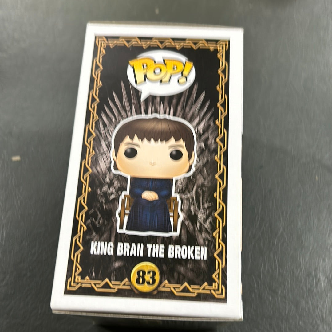 Game of Thrones - King Bran The Broken Pop! Vinyl Figure #83 FRENLY BRICKS - Open 7 Days
