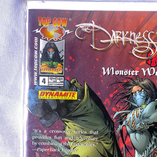 Image Comics : The Darkness vs Mr. Sam Hyde - Monster War #4/4 FRENLY BRICKS - Open 7 Days
