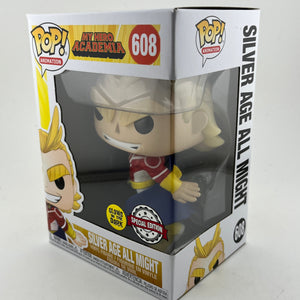 Funko POP! Animation My Hero Academia - Sliver Age All Might #608 - Glow Special Edition FRENLY BRICKS - Open 7 Days