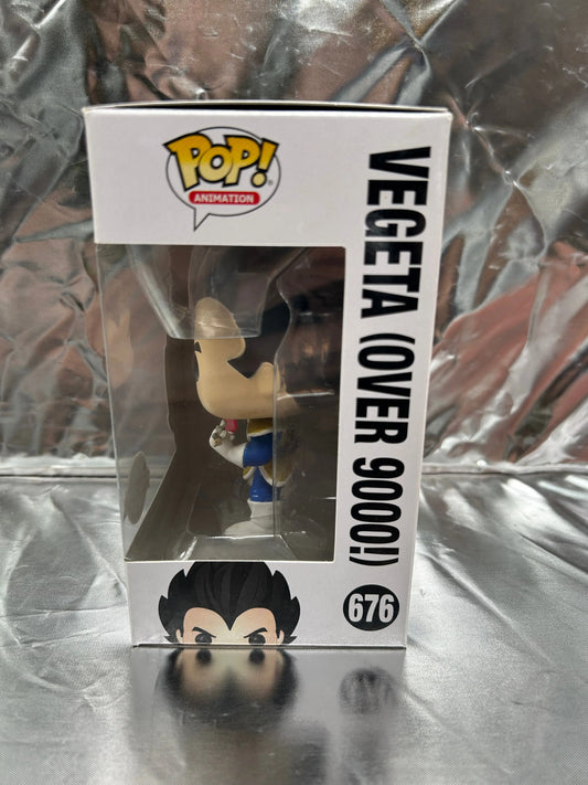 Funko POP Animation - Dragon Ball Z - Vegeta (Over 9000!) #676 FRENLY BRICKS - Open 7 Days