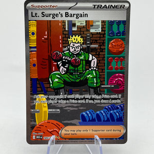 Lt. Surge's Bargain 185/132 Me01: Mega Evolution Holo - Single FRENLY BRICKS - Open 7 Days