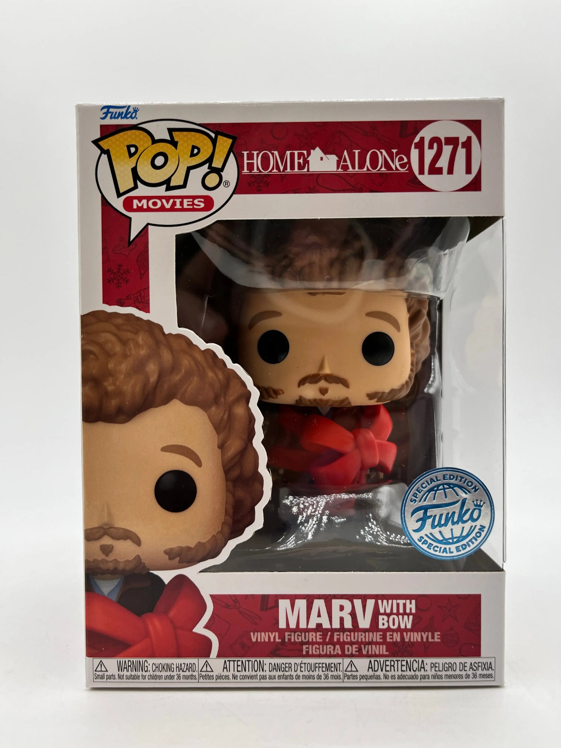 Funko POP! Movies Home Alone Marv With Bow #1271 Special Edition FRENLY BRICKS - Open 7 Days