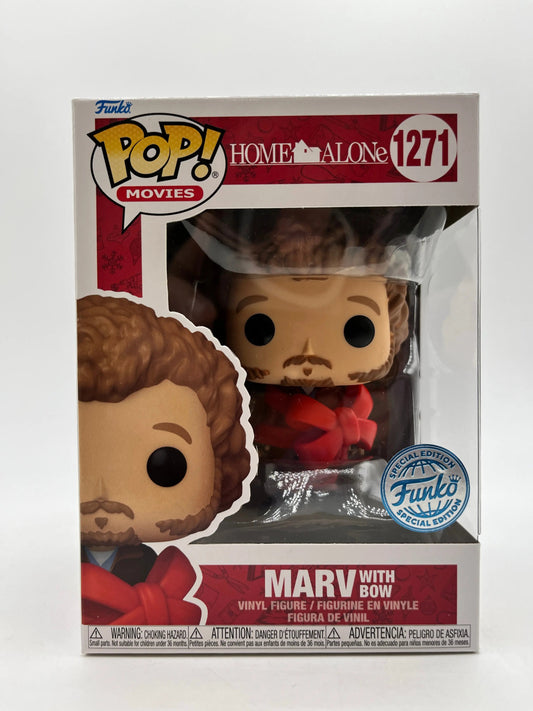 Funko POP! Movies Home Alone Marv With Bow #1271 Special Edition FRENLY BRICKS - Open 7 Days