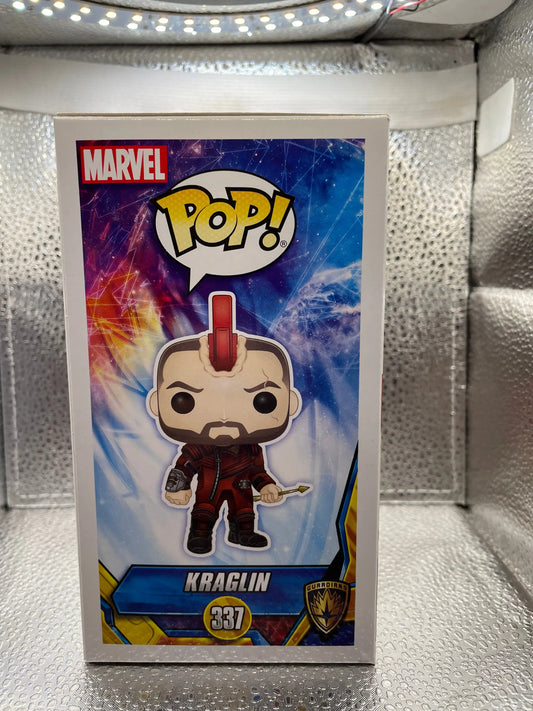 Marvel Funko Pop - Kraglin - Guardians of the Galaxy Vol. 2 - SDCC - No. 337 FRENLY BRICKS - Open 7 Days