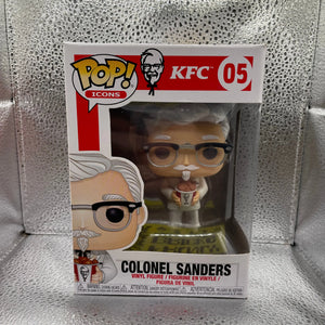 Colonel Sanders #05 Icons KFC Funko Pop Vinyl Holding Chicken Bucket Toy FRENLY BRICKS - Open 7 Days