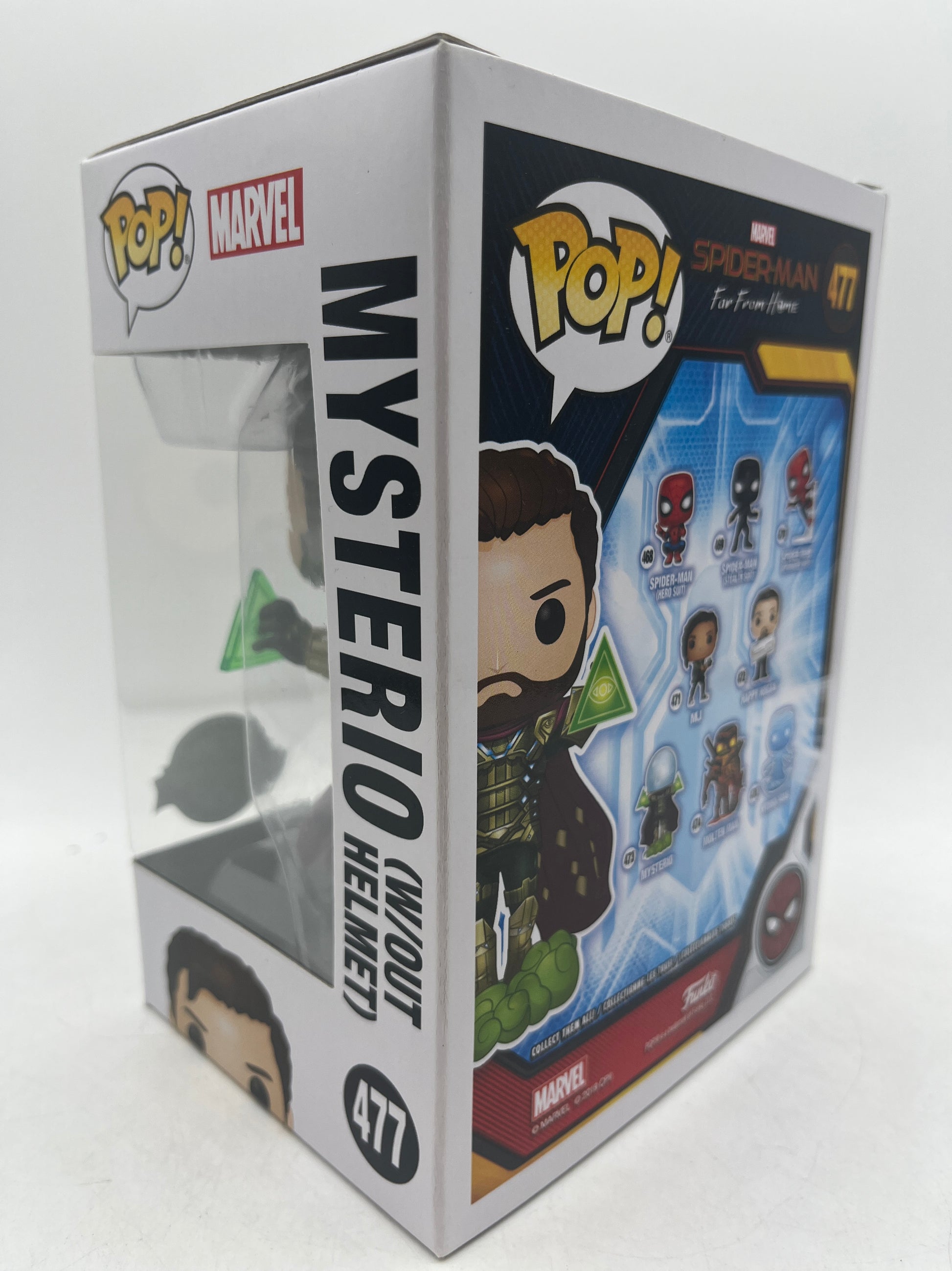 Funko Pop! Spider-Man Far from Home Mysterio Without Helmet #477 image 4