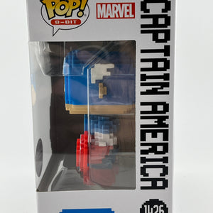 Funko POP! 8-Bit Marvel - Captain America #1426 - Special Edition FRENLY BRICKS - Open 7 Days
