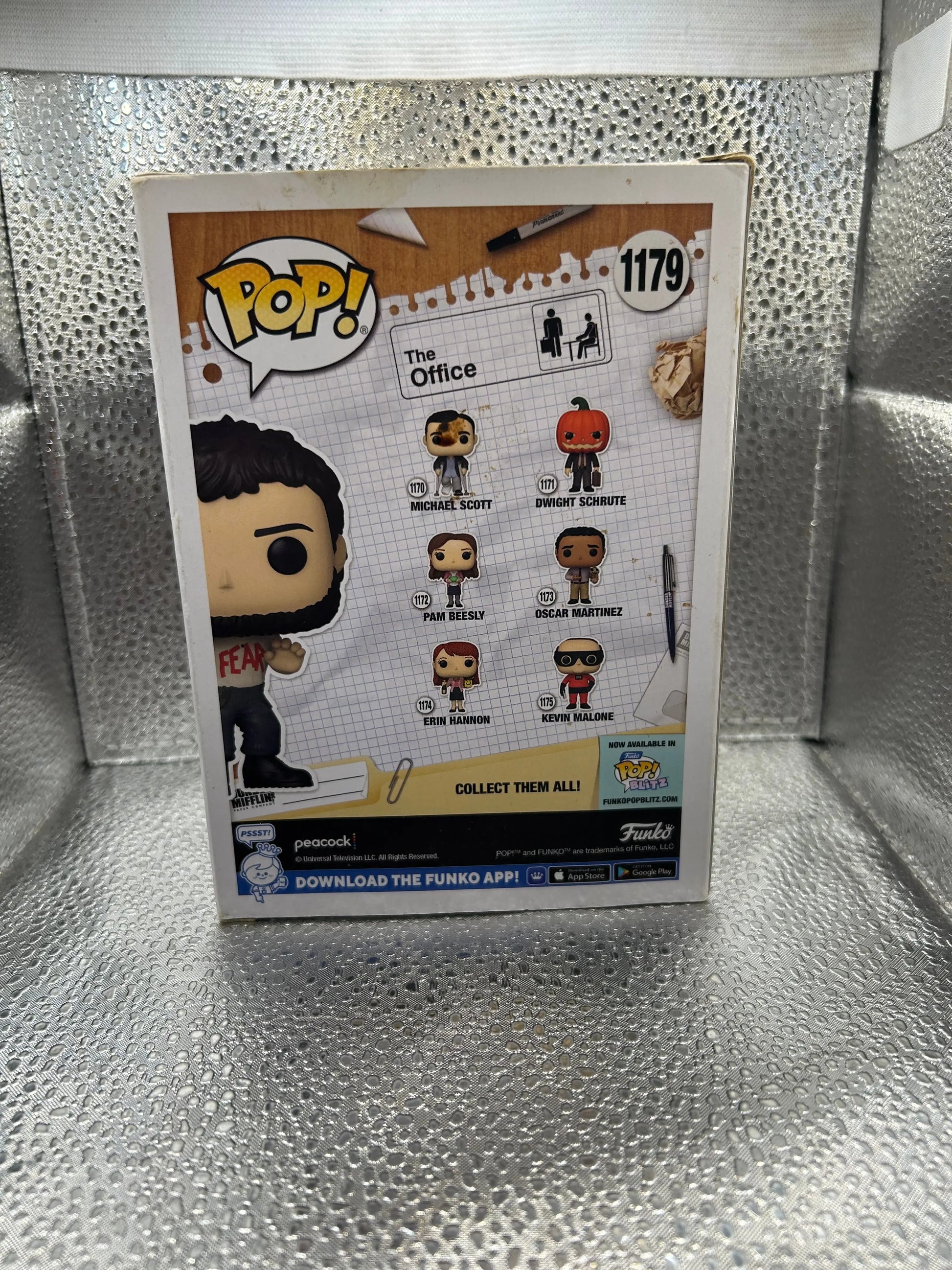 Funko pop vinyls TV the office #1179 mose Schrute FRENLY BRICKS - Open 7 Days