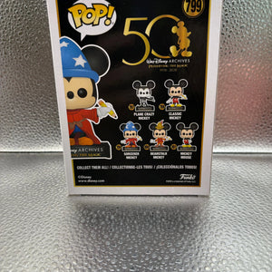 Funko Pop Vinyl #799 Disney Sorcerer Mickey FRENLY BRICKS - Open 7 Days