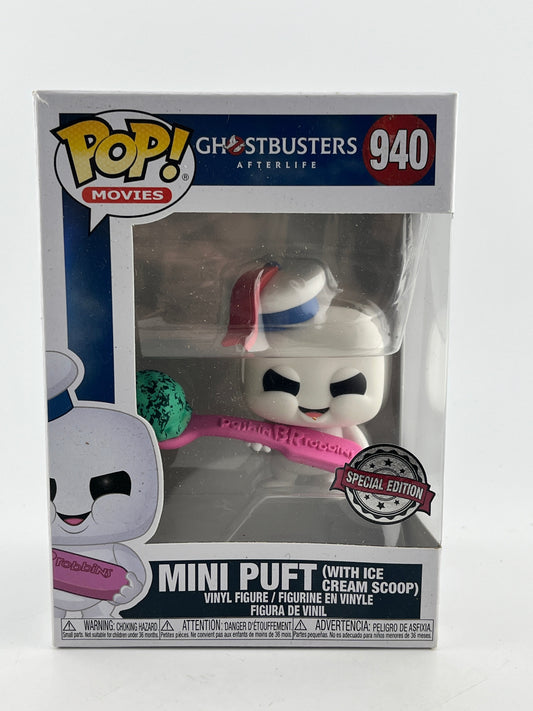 Funko POP! Movies Ghostbusters Afterlife - Mini Puff (With Ice Cream Scoop) #940 FRENLY BRICKS - Open 7 Days