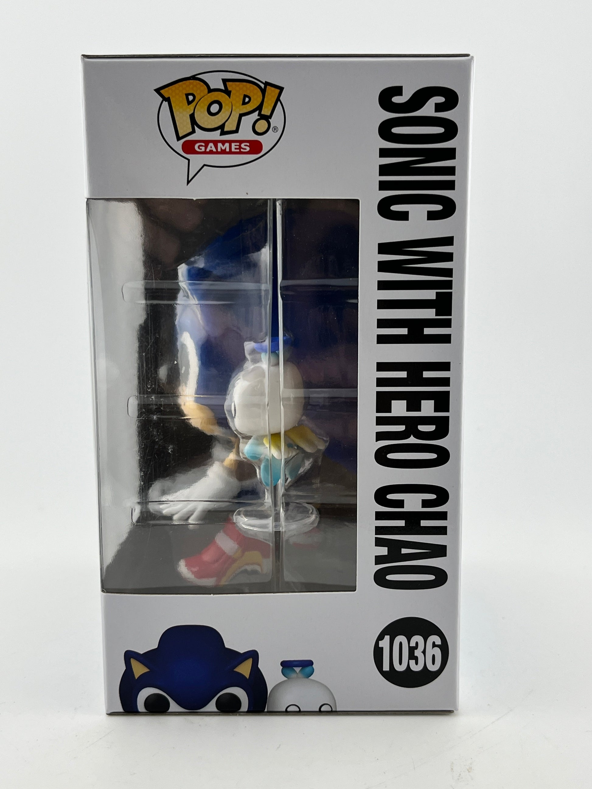 Funko POP! Games Sonic The Hedgehog - Sonic With Hero Chao #1036 - Vinyl Collectable FRENLY BRICKS - Open 7 Days