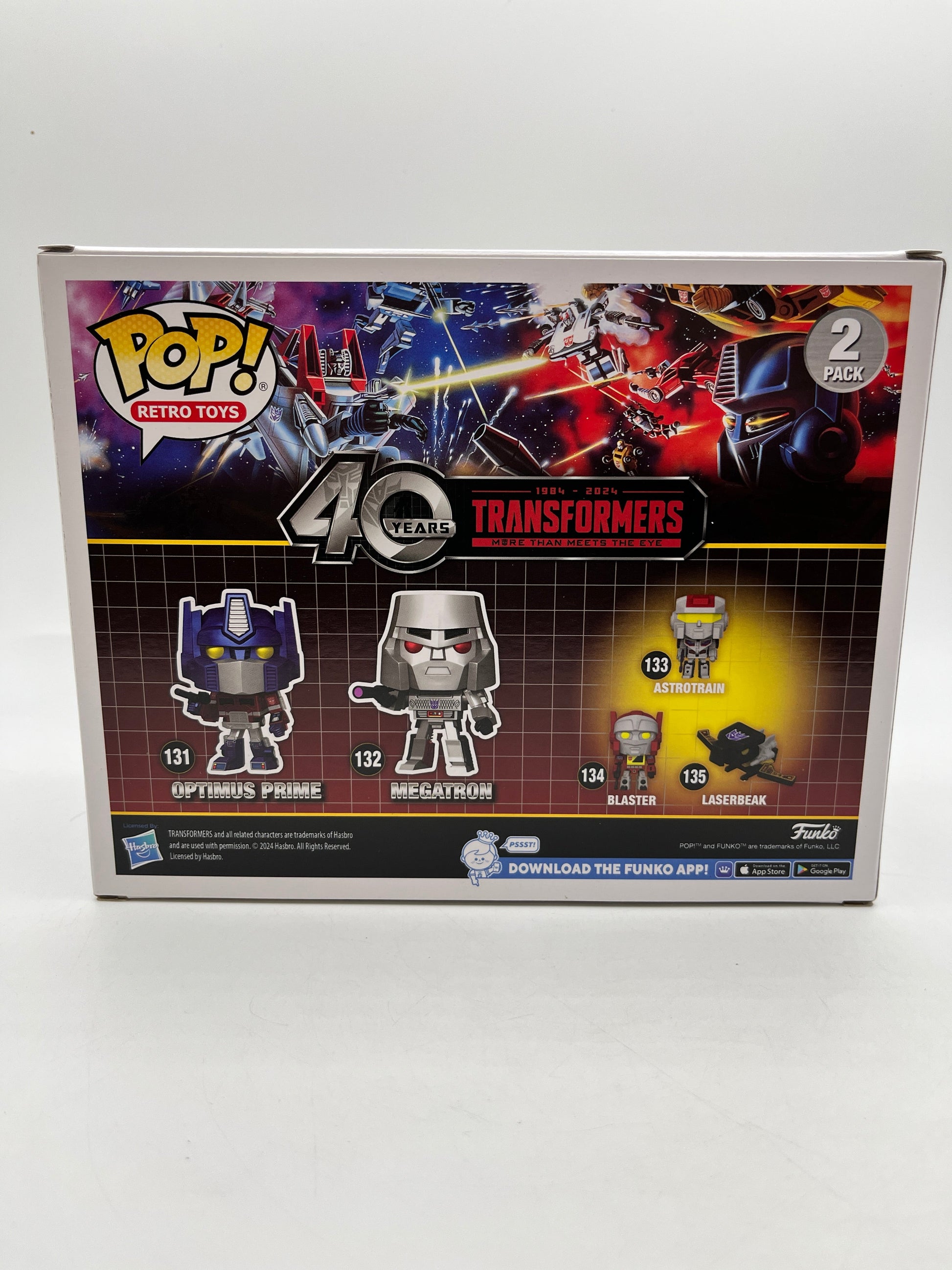 Funko POP! Retro Toys Optimus Prime & Megatron - 40 years Transformers (2 Pack) FRENLY BRICKS - Open 7 Days