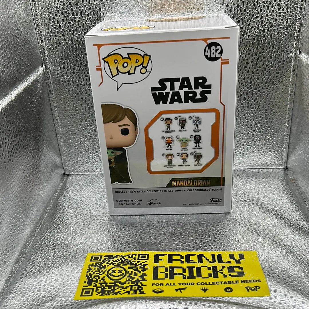 Pop Vinyl Star Wars 482 Luke Skywalker With Grogu FRENLY BRICKS - Open 7 Days