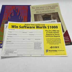 “Quest for Glory V Dragon Fire” from Sierra for both PC/MAC Big Box Game 1998 FRENLY BRICKS - Open 7 Days