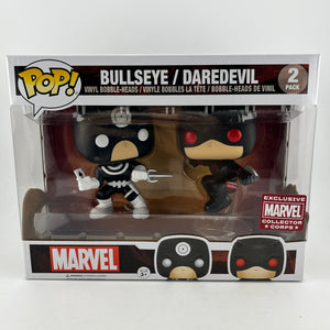 Funko POP! Marvel Bullseye/Daredevil (2 Pack) - Exclusive FRENLY BRICKS - Open 7 Days