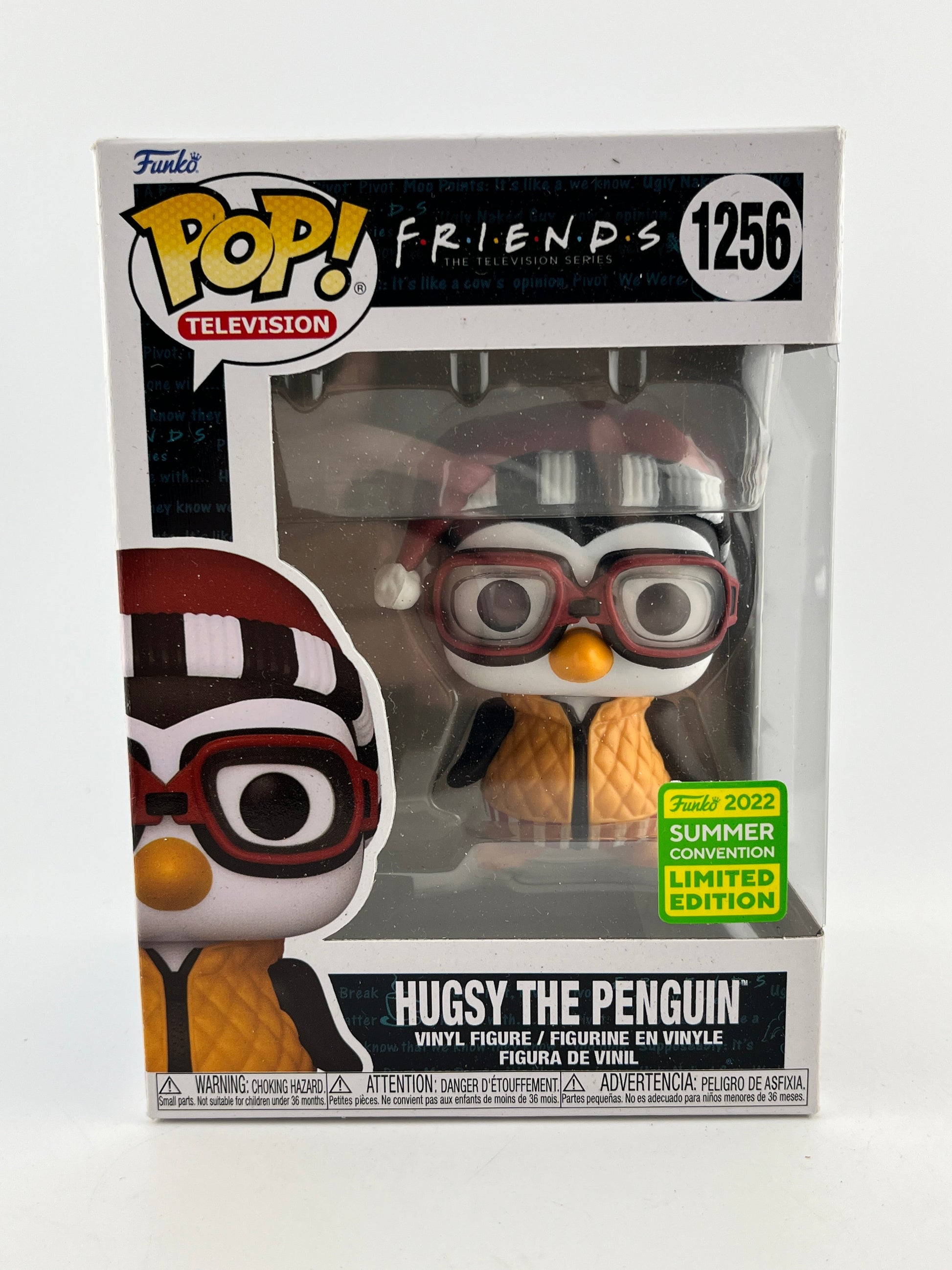 Funko POP! Television Friends- Hugsy The Penguin #1356 - Summer Convention Limited Edition FRENLY BRICKS - Open 7 Days