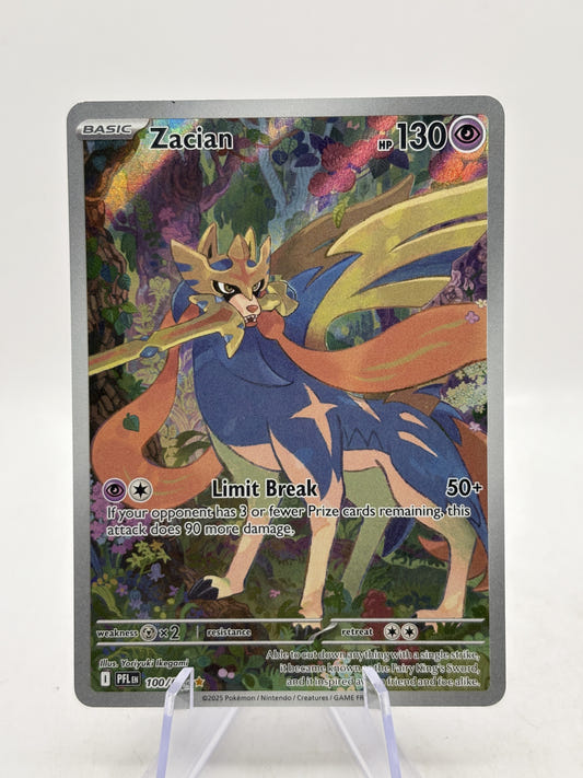 Zacian 100/094 Illustration Rare Phantasmal Flames Pokémon TCG (NM) — front