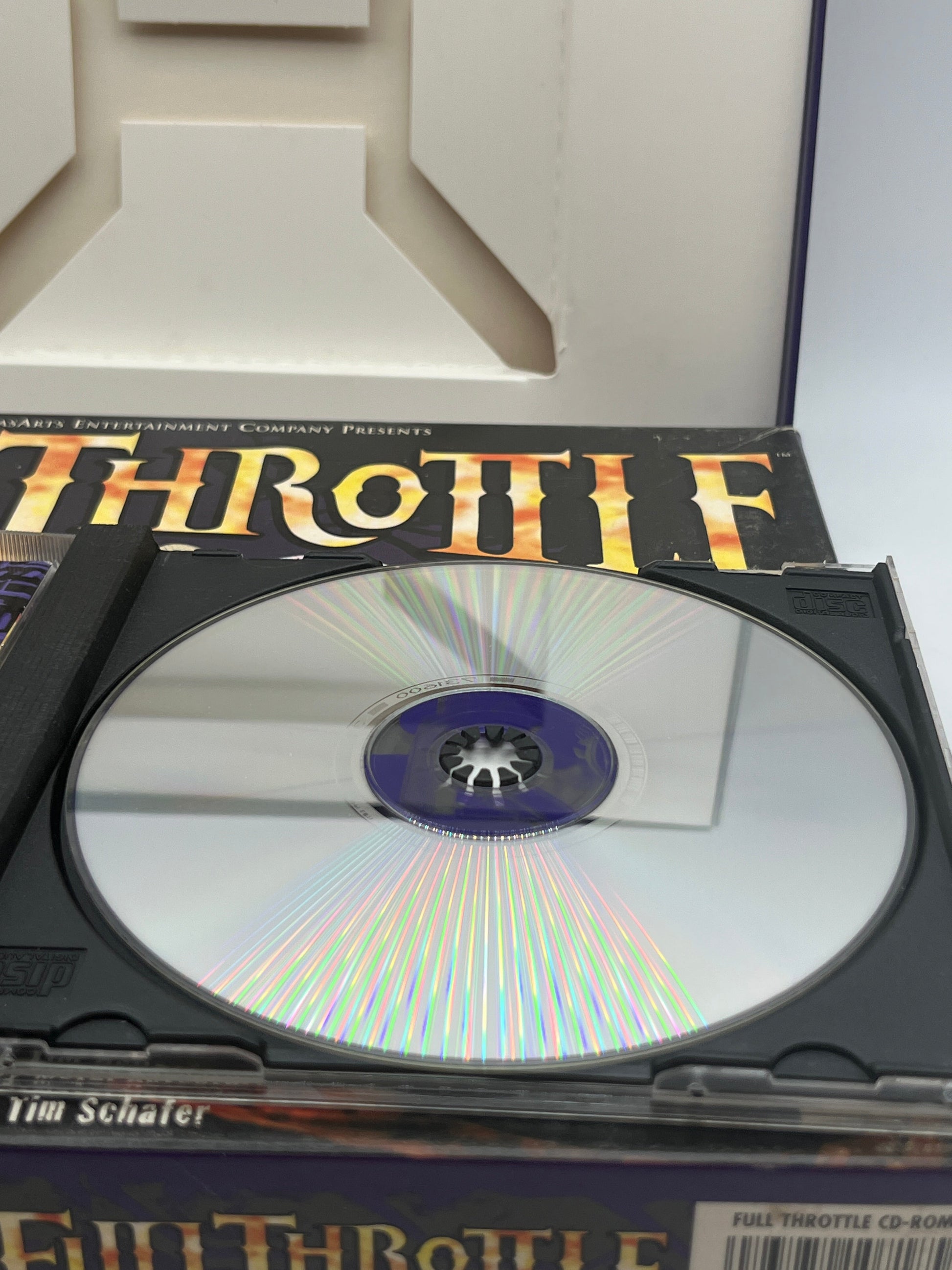 “Full Throttle” 1994 IBM PC Game Limited Edition LucasArts Big Box CD-ROM FRENLY BRICKS - Open 7 Days