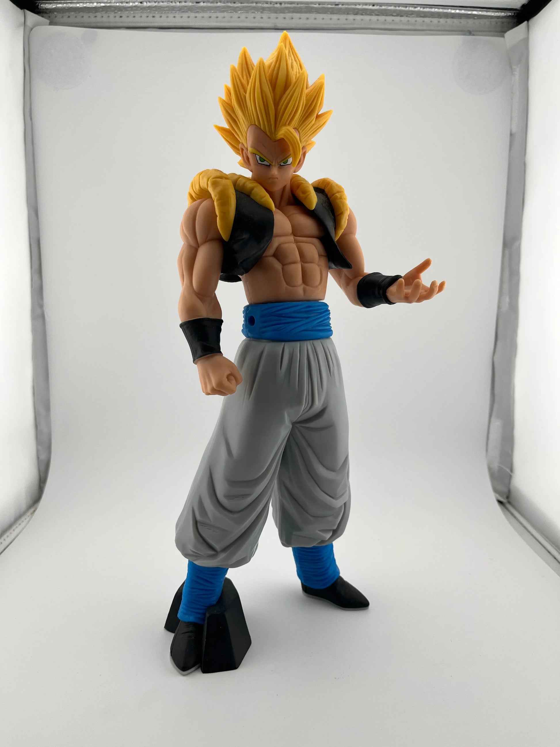 31CM Anime Dragon Ball Gogeta Figure Resolution of Soldiers Nero Standing Model FRENLY BRICKS - Open 7 Days