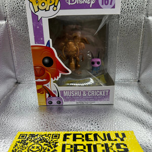 Pop Vinyl Disney #167 Mushu & Cricket FRENLY BRICKS - Open 7 Days